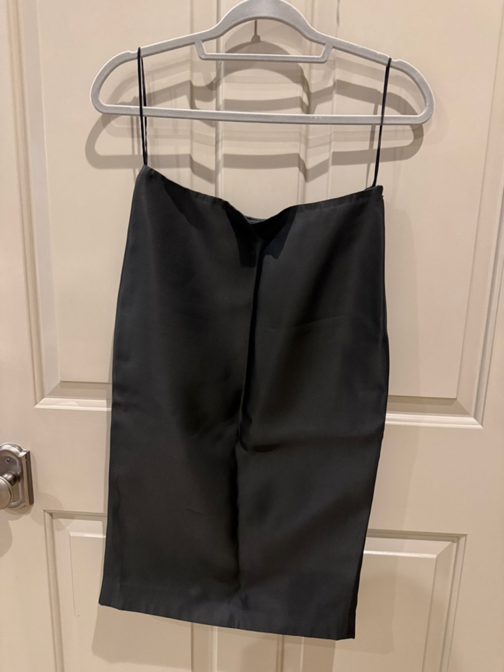 Ralph Lauren black satin skirt